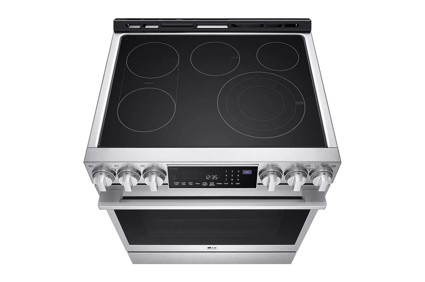 LG STUDIO 6.3 cu. ft. InstaView® Electric Slide-in Range with ProBake Convection® and Air Fry