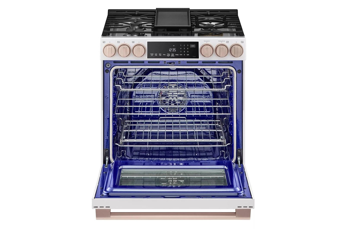 LG STUDIO 6.3 cu. ft. InstaView® Gas Slide-in Range with ProBake Convection® and Air Fry