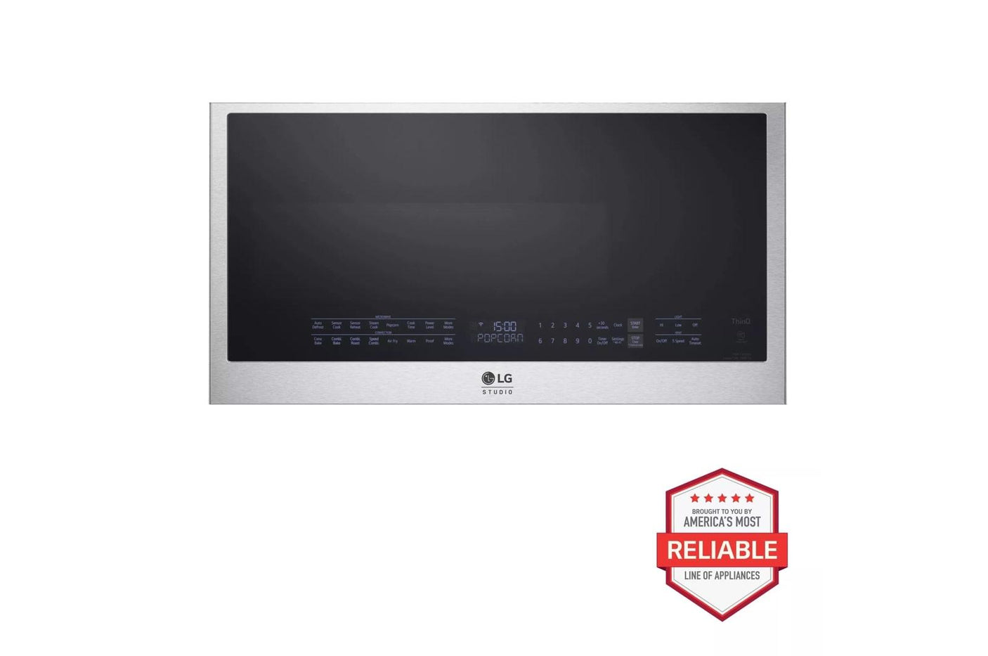 LG STUDIO 1.7 cu. ft. Over-the-Range Convection Microwave Oven with Air Fry