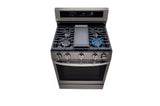 5.8 cu ft. Smart Wi-Fi Enabled True Convection InstaView® Gas Range with Air Fry