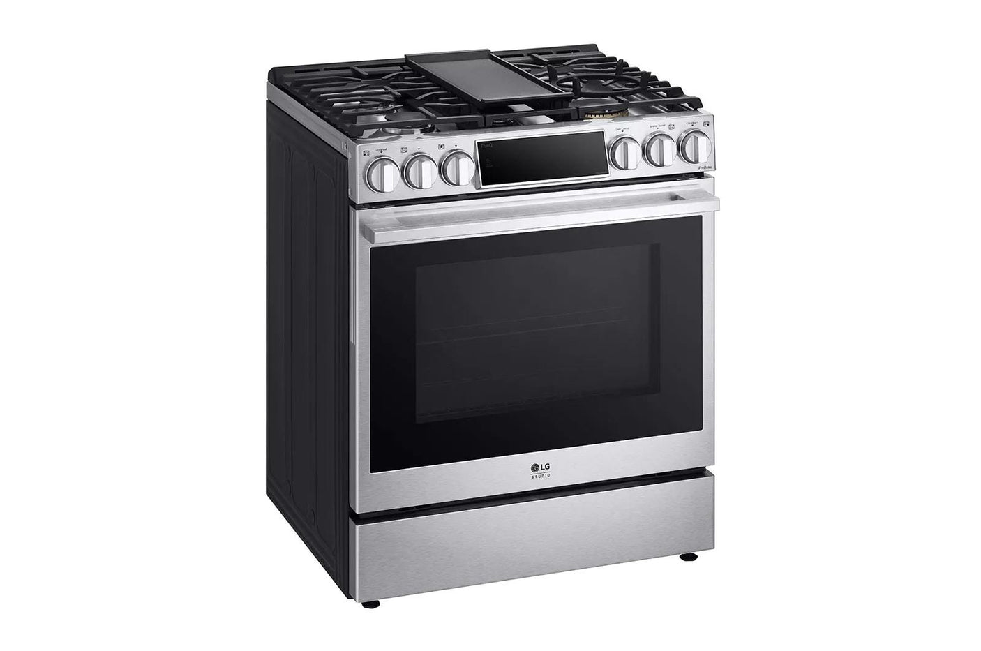 LG STUDIO 6.3 cu. ft. Smart wi-fi Dual Fuel Slide-in Range with ProBake Convection® and EasyClean®