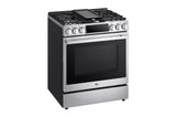 LG STUDIO 6.3 cu. ft. Smart wi-fi Dual Fuel Slide-in Range with ProBake Convection® and EasyClean®