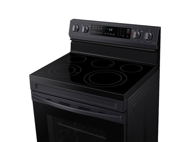 6.3 cu. ft. Smart Freestanding Electric Range with No-Preheat Air Fry & Convection in Black Stainless Steel