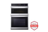 1.7/4.7 cu. ft. Smart Combination Wall Oven with InstaView®, True Convection, Air Fry, and Steam Sous Vide