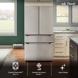 30 cu. ft. Smart Standard-Depth MAX™ 4-Door French Door Refrigerator with Full-Convert Drawer™