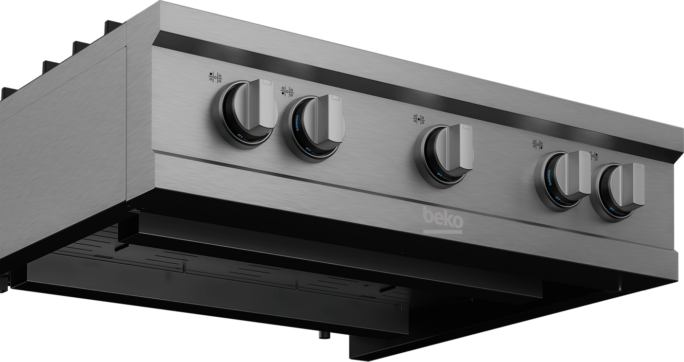 30" Stainless Steel Pro-Style Built-in Gas Range Top