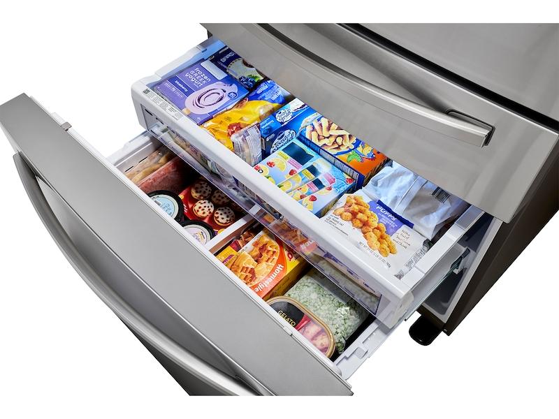 28 cu. ft. Food Showcase 4-Door French Door Refrigerator in Stainless Steel