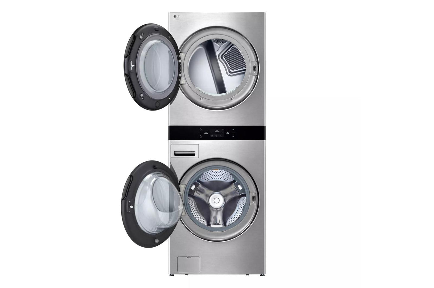 LG STUDIO WashTower™ Smart Front Load 5.0 cu. ft. Washer and 7.4 cu. ft. Gas Dryer with Center Control®