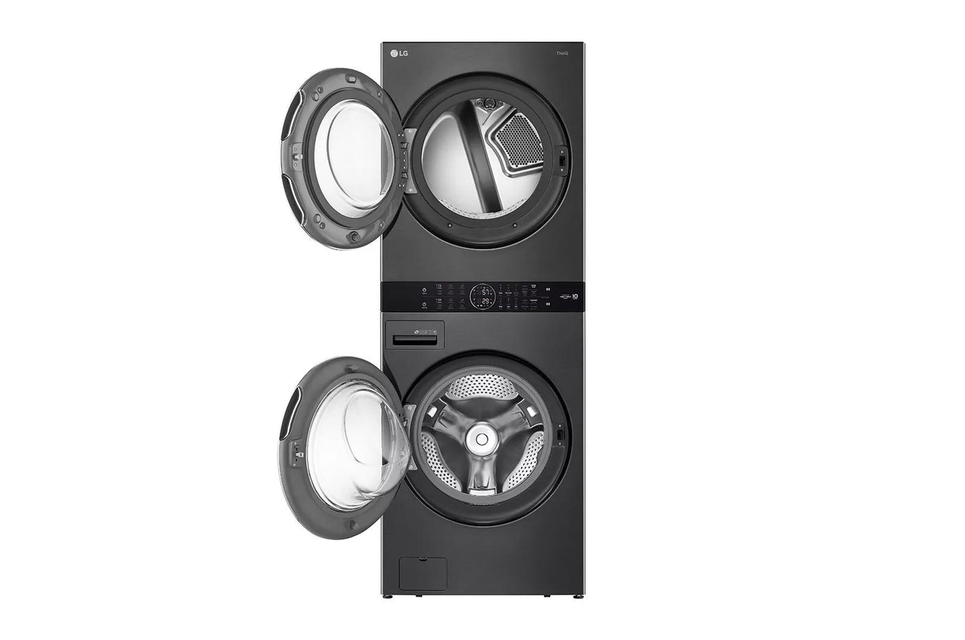 Single Unit Front Load LG WashTower™ with Center Control™ 4.5 cu. ft. Washer and 7.4 cu. ft. Gas Dryer